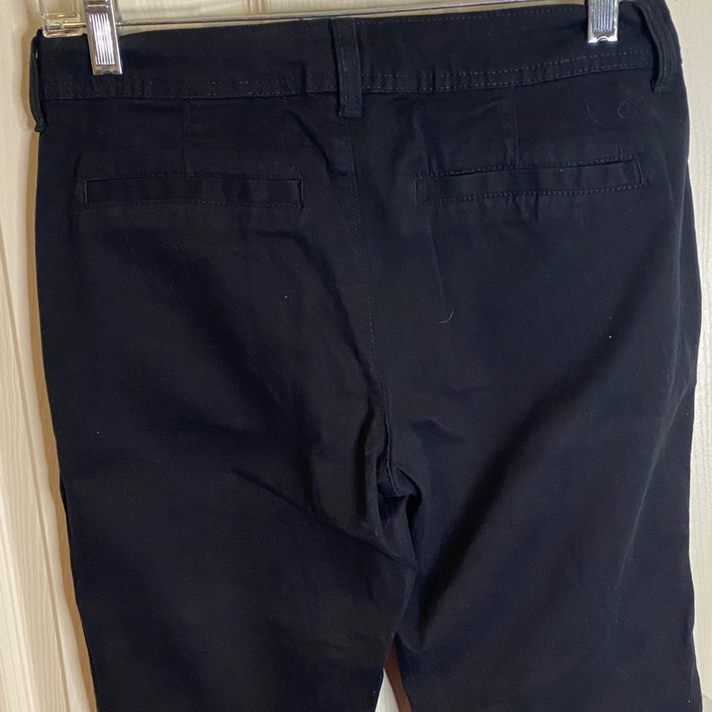 Old Nave Black Flared Jaeans Sz 4 - Picture 8 of 8
